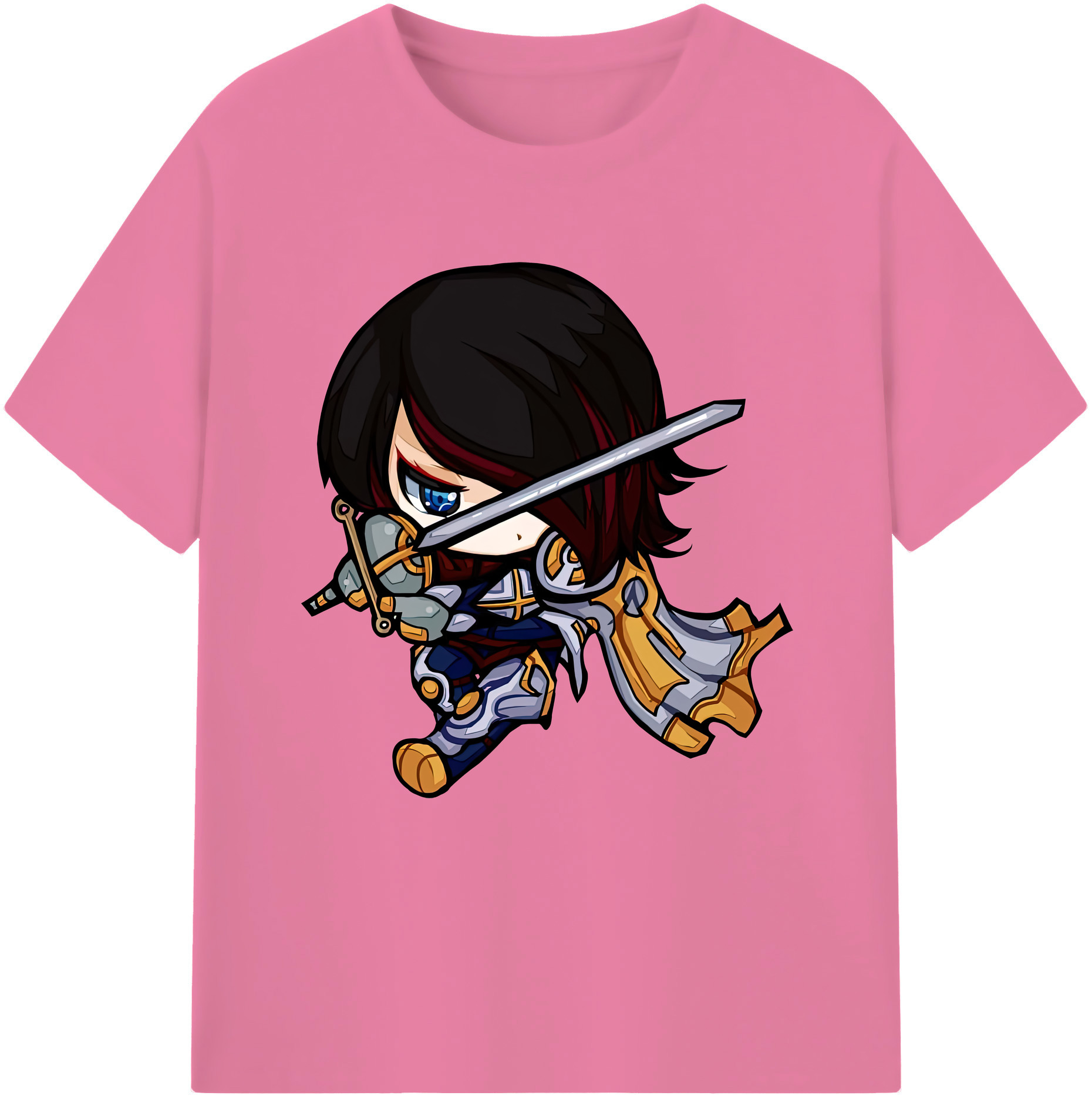 リーグ・オブ・レジェンド League of Legends LOL 綿100％半袖Tシャツ（フロントプリント）